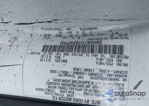 2008 Mercury Grand Marquis Ls from USA, damaged, VIN 2MHHM75V28X609481